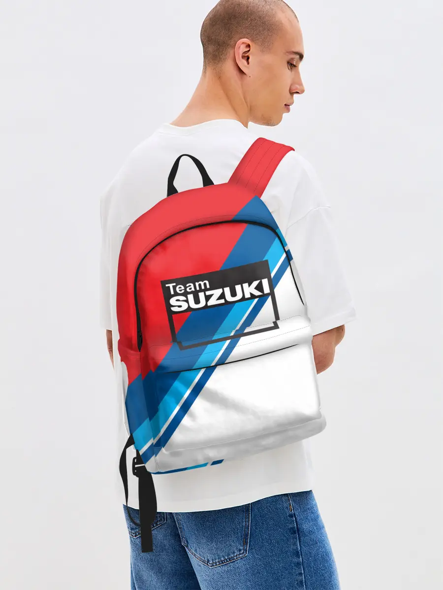 Рюкзак джинсовый / SUZUKI MOTO SPORT | СУЗУКИ МОТО СПОРТ