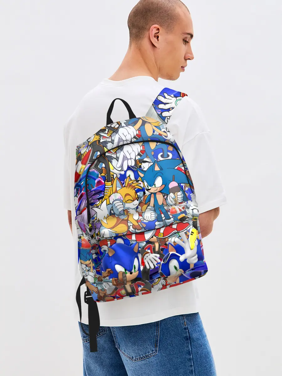 Рюкзак джинсовый / SONIC PATTERN | СОНИК