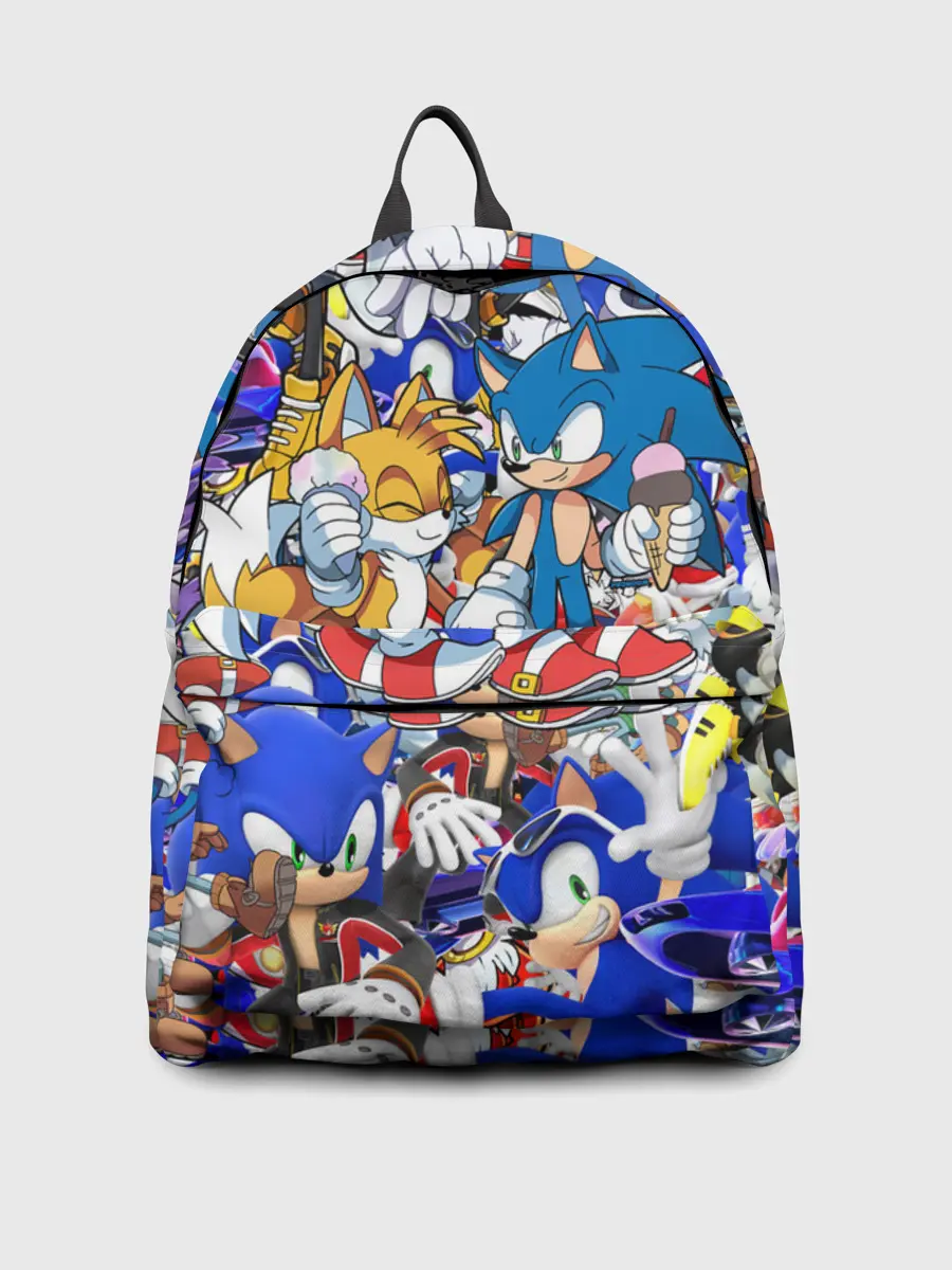 Рюкзак джинсовый / SONIC PATTERN | СОНИК