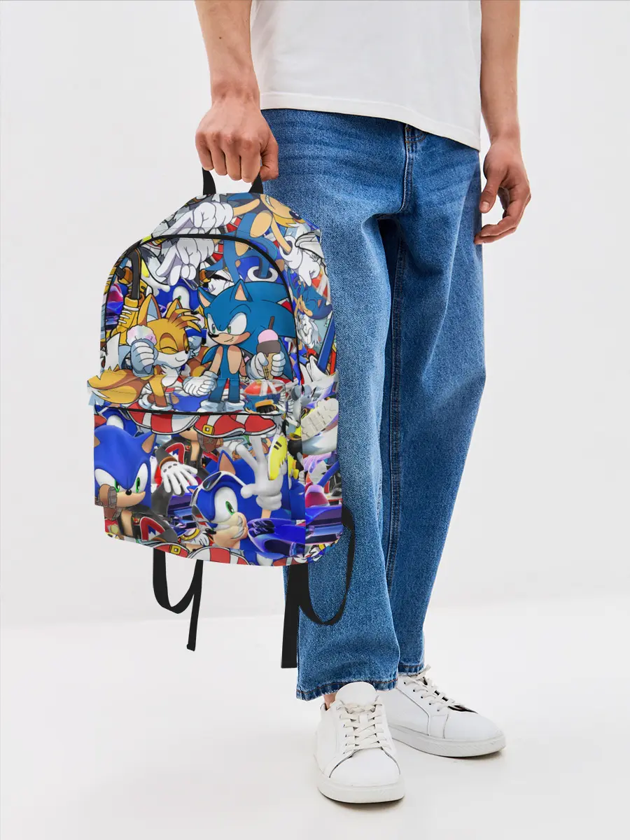 Рюкзак джинсовый / SONIC PATTERN | СОНИК