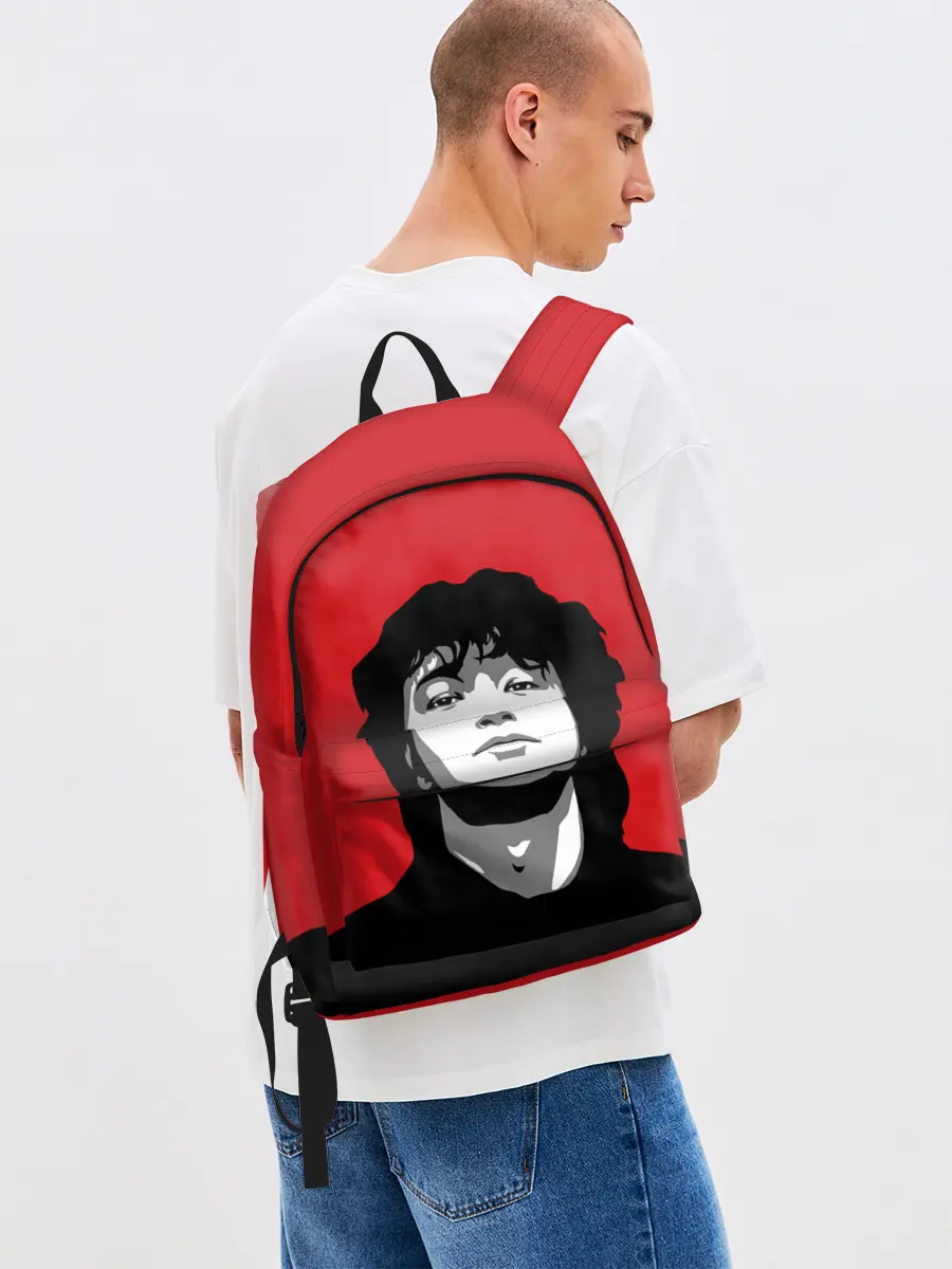 Рюкзак джинсовый / Виктор Цой