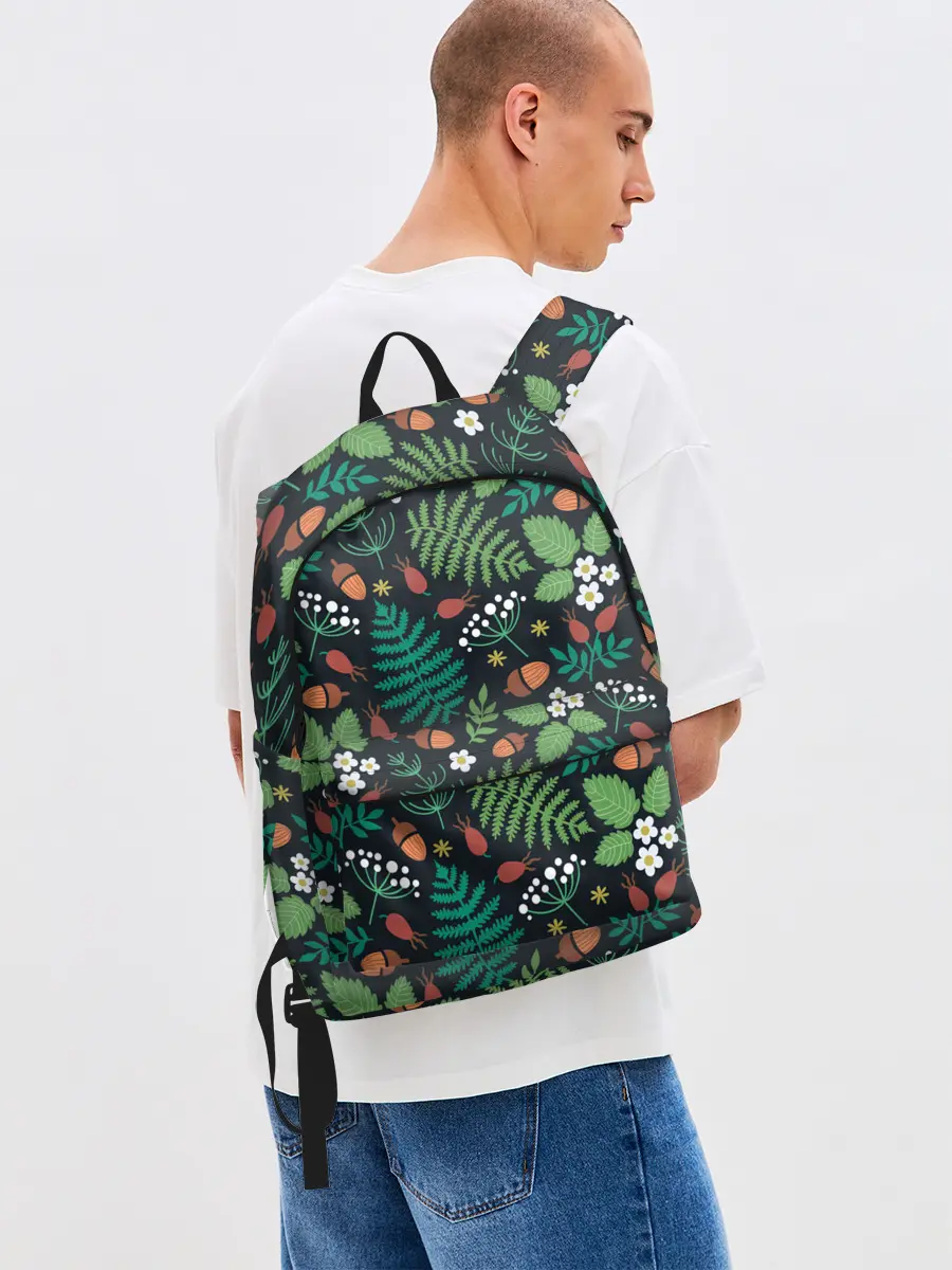Рюкзак джинсовый / Forest leaves