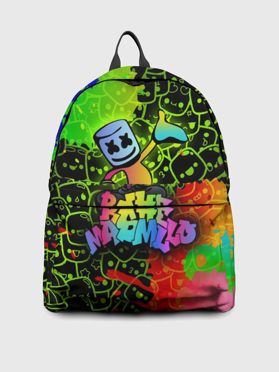 Рюкзак джинсовый / Marshmello