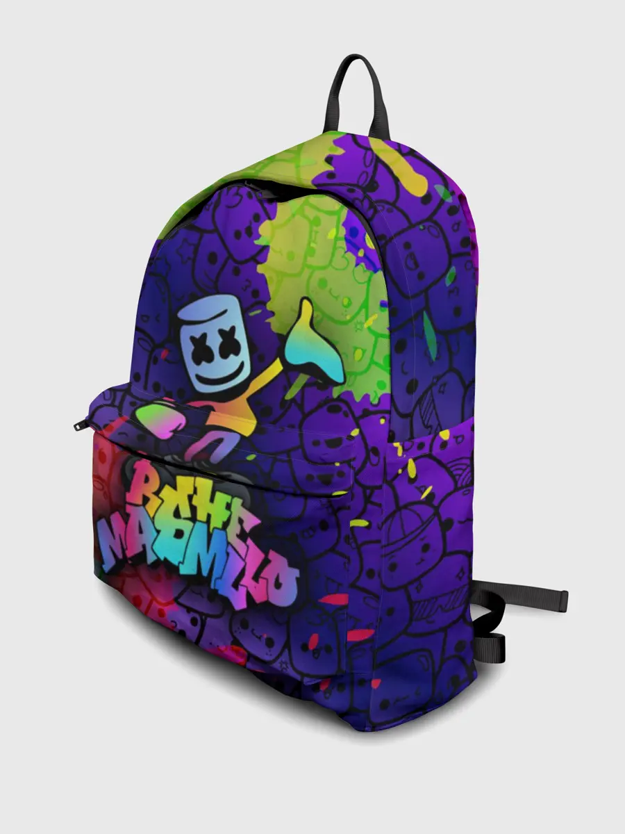 Рюкзак джинсовый / Marshmello