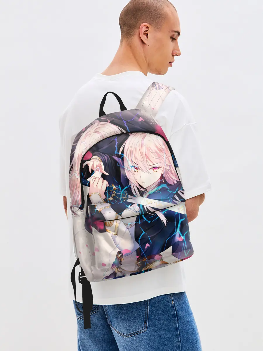 Рюкзак джинсовый / Girl with katana