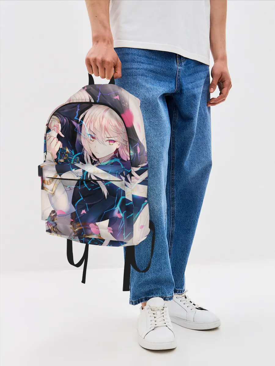 Рюкзак джинсовый / Girl with katana