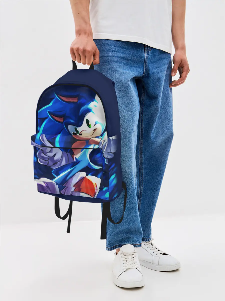 Рюкзак джинсовый / Sonic
