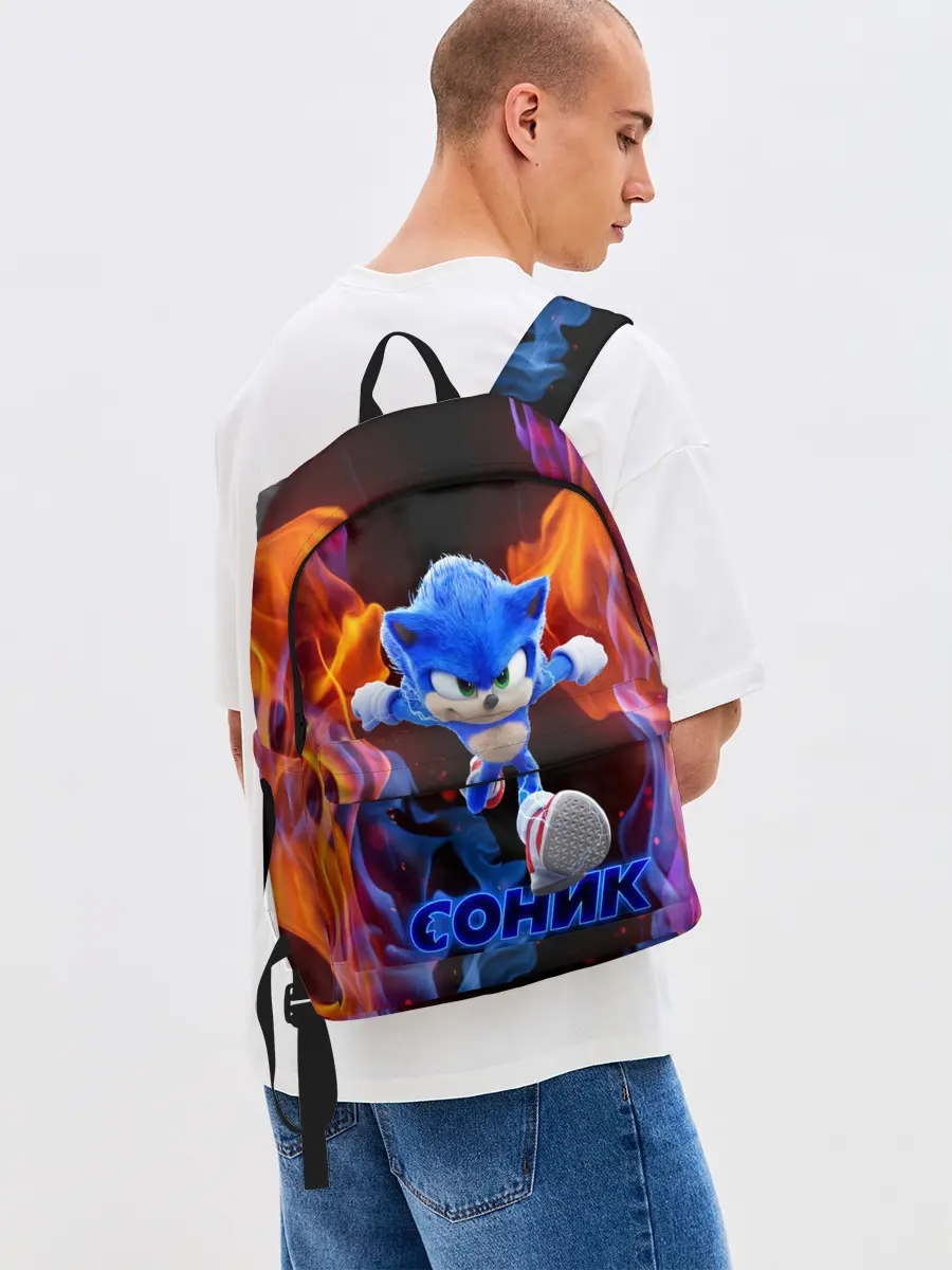 Рюкзак джинсовый / SONIC