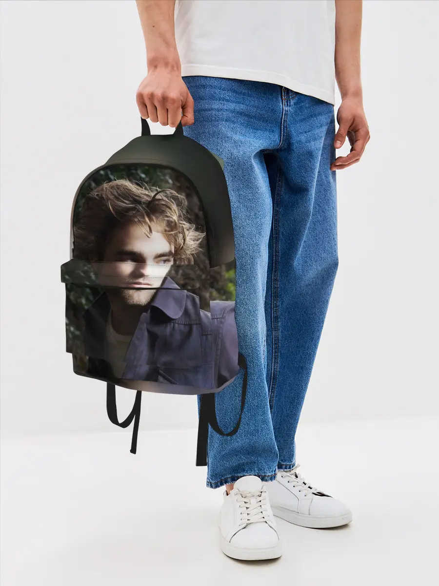 Рюкзак джинсовый / Роберт Паттинсон