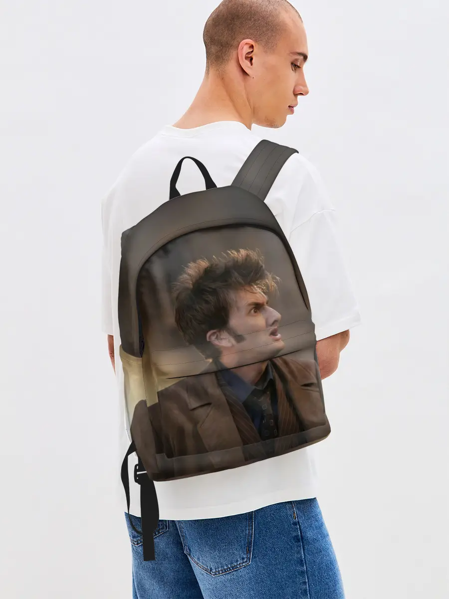 Рюкзак джинсовый / 10th DOCTOR WHO