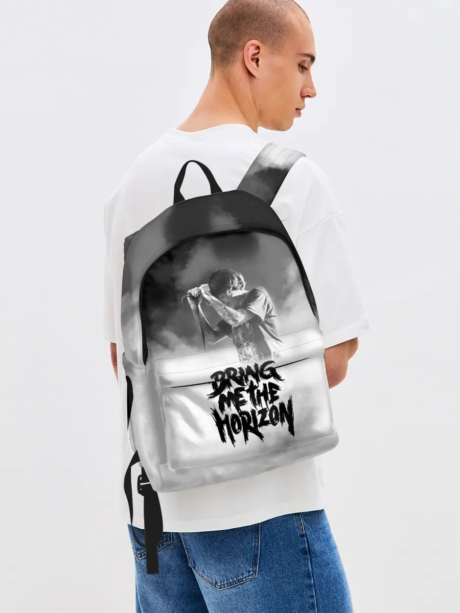 Рюкзак джинсовый / Bring Me the Horizon