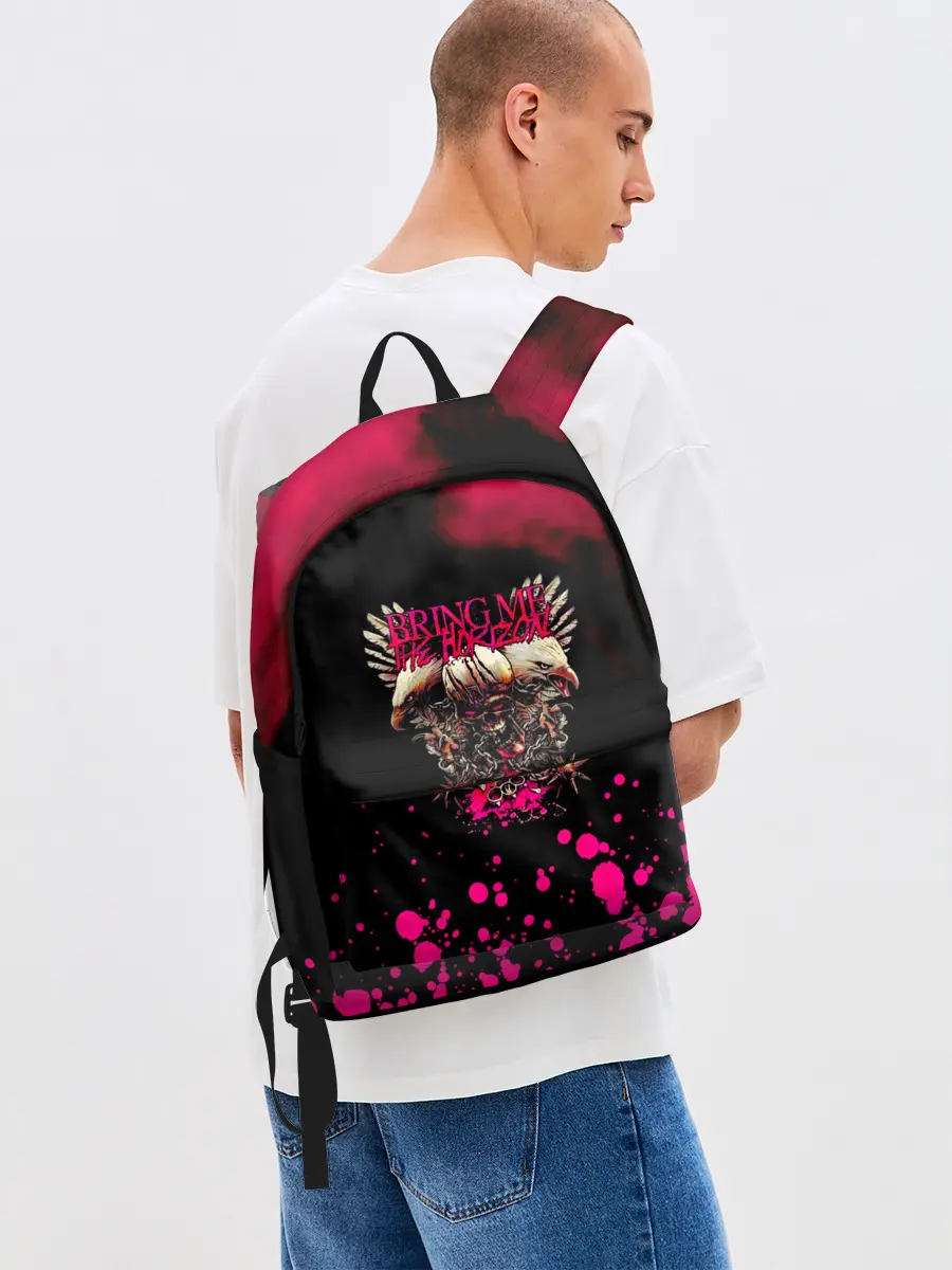 Рюкзак джинсовый / Bring Me the Horizon