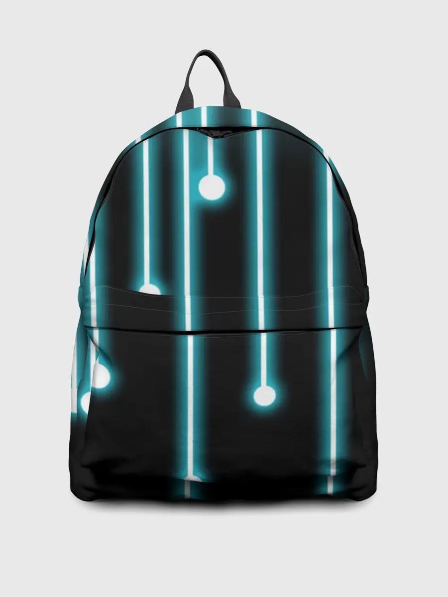 Рюкзак джинсовый / Неон