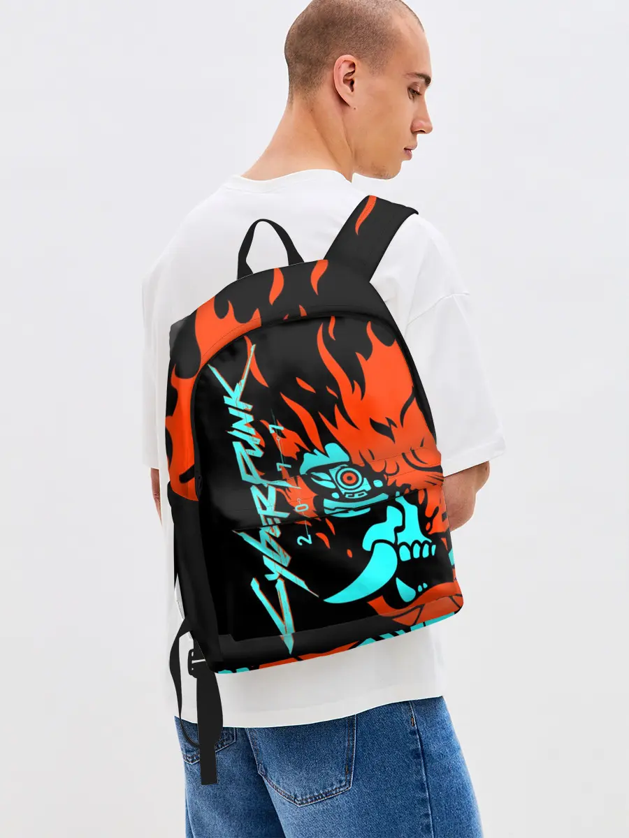 Рюкзак джинсовый / Cyberpunk 2077