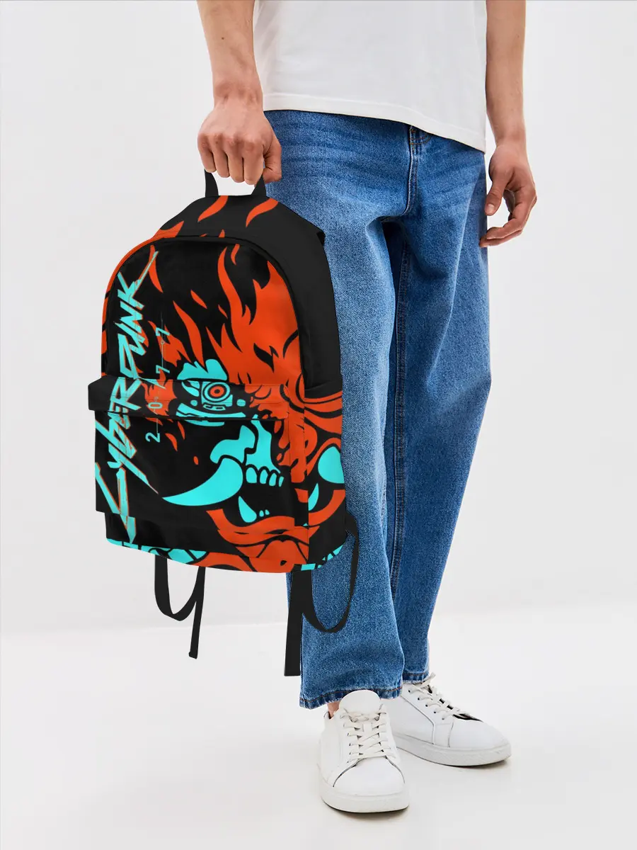 Рюкзак джинсовый / Cyberpunk 2077