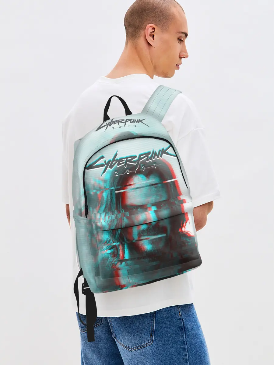 Рюкзак джинсовый / Cyberpunk 2077