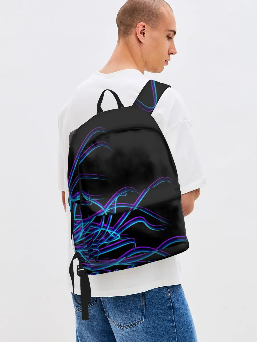 Рюкзак джинсовый / Неоновые Щупальцы