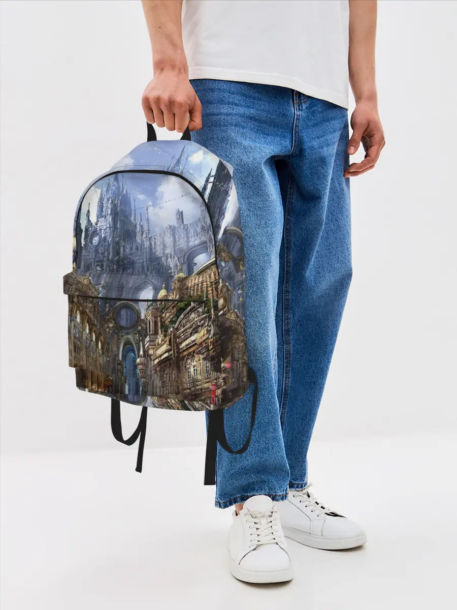 Рюкзак джинсовый / Древний город