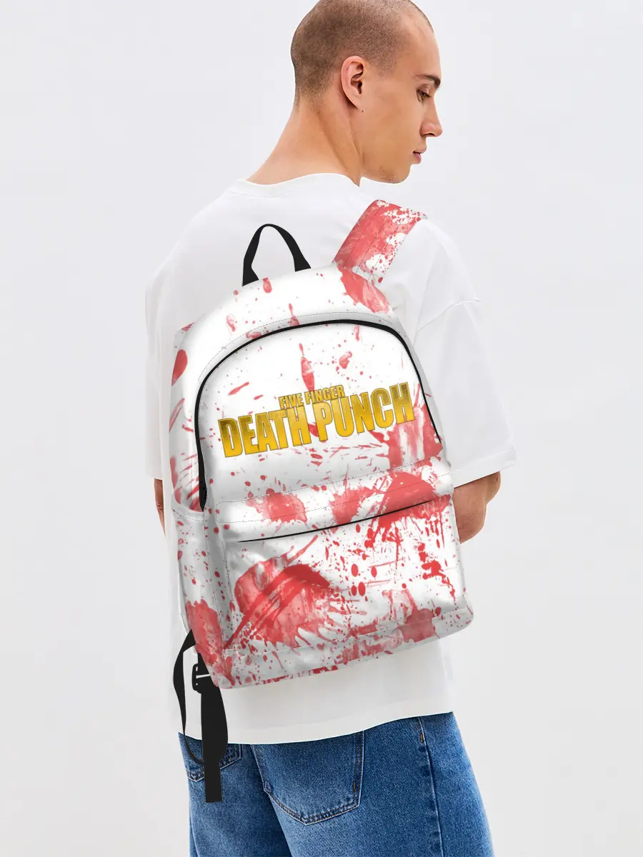 Рюкзак джинсовый / Красня кровь