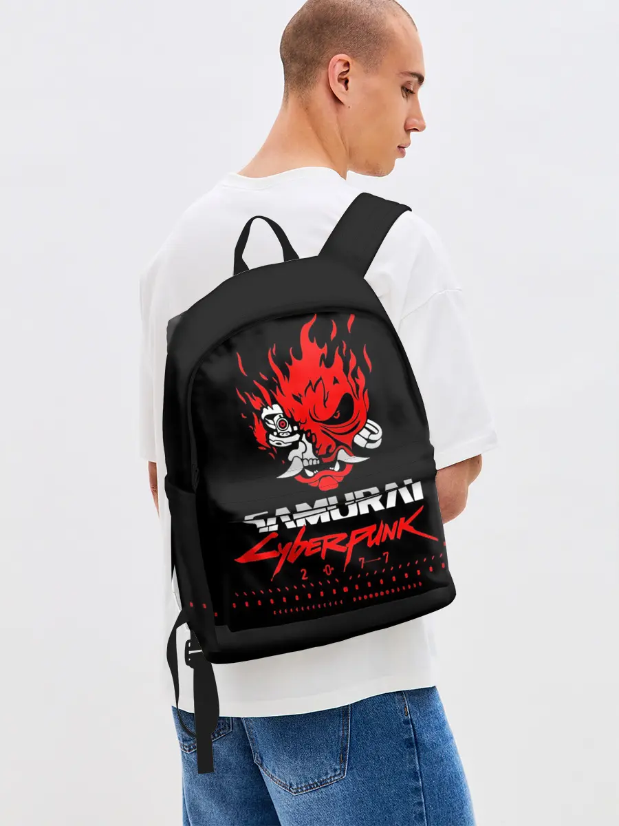 Рюкзак джинсовый / Cyberpunk 2077