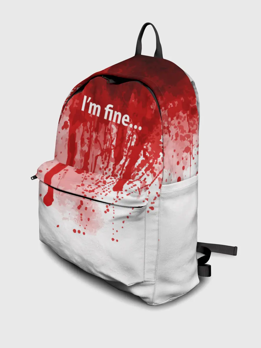 Рюкзак джинсовый / Im fine