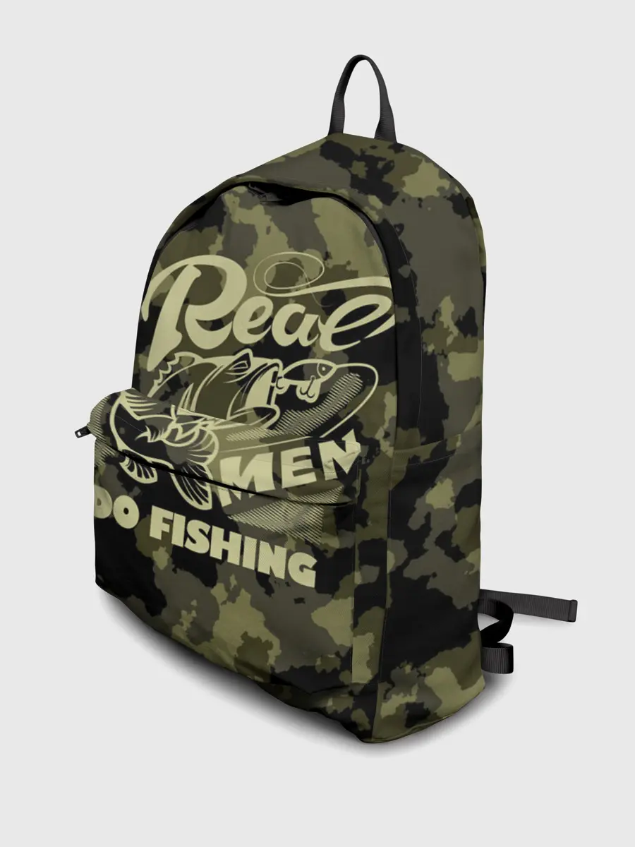 Рюкзак джинсовый / Real men do fishing