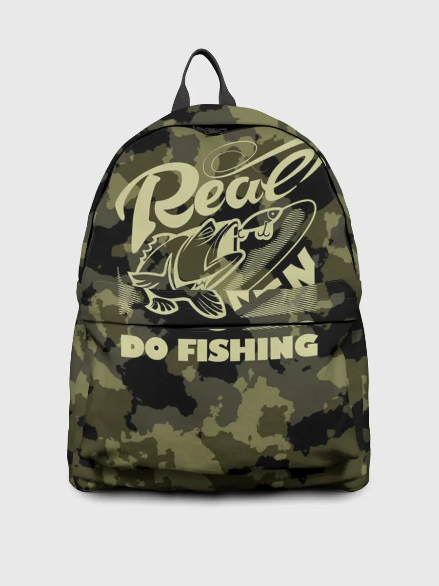 Рюкзак джинсовый / Real men do fishing