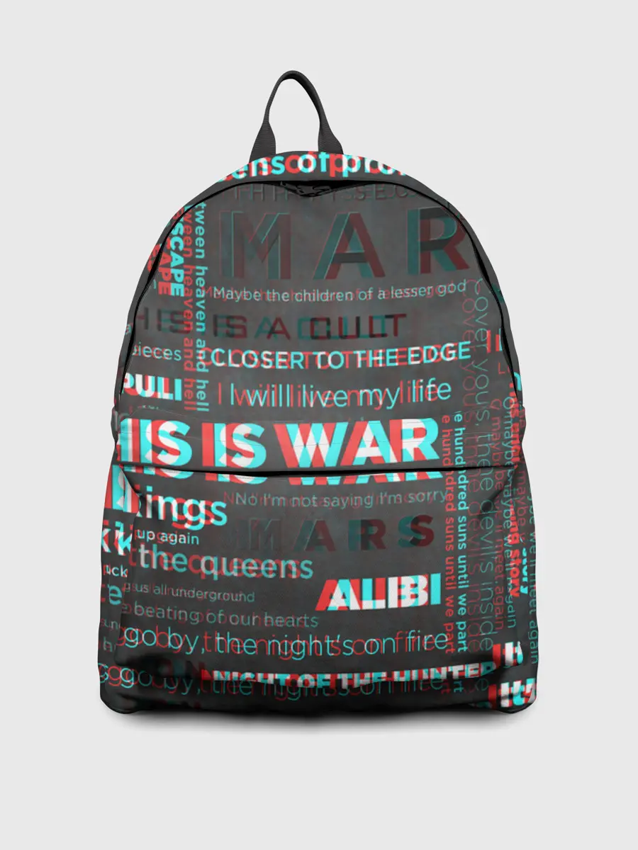 Рюкзак джинсовый / 30 SECONDS TO MARS