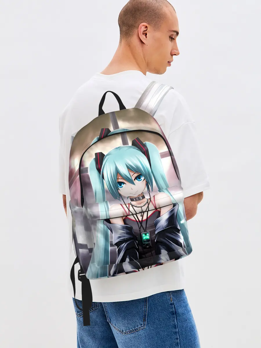 Рюкзак джинсовый / Мику Хацунэ