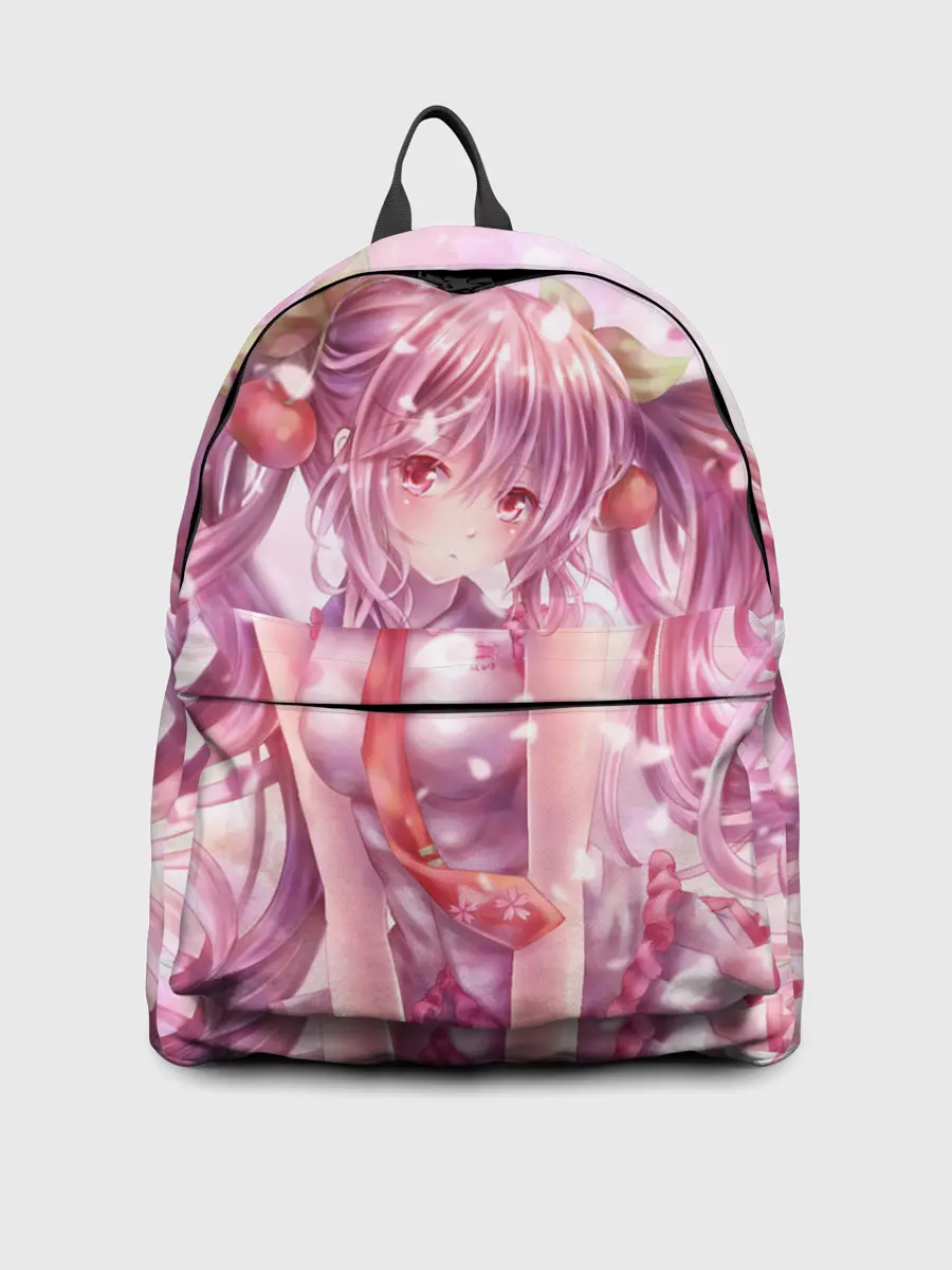 Рюкзак джинсовый / Ванильная Hatsune Miku