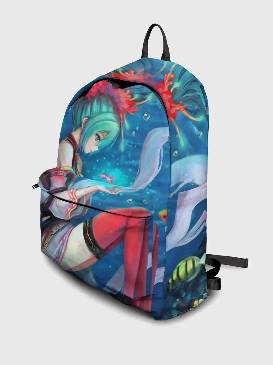 Рюкзак джинсовый / Hatsune Miku в чулках