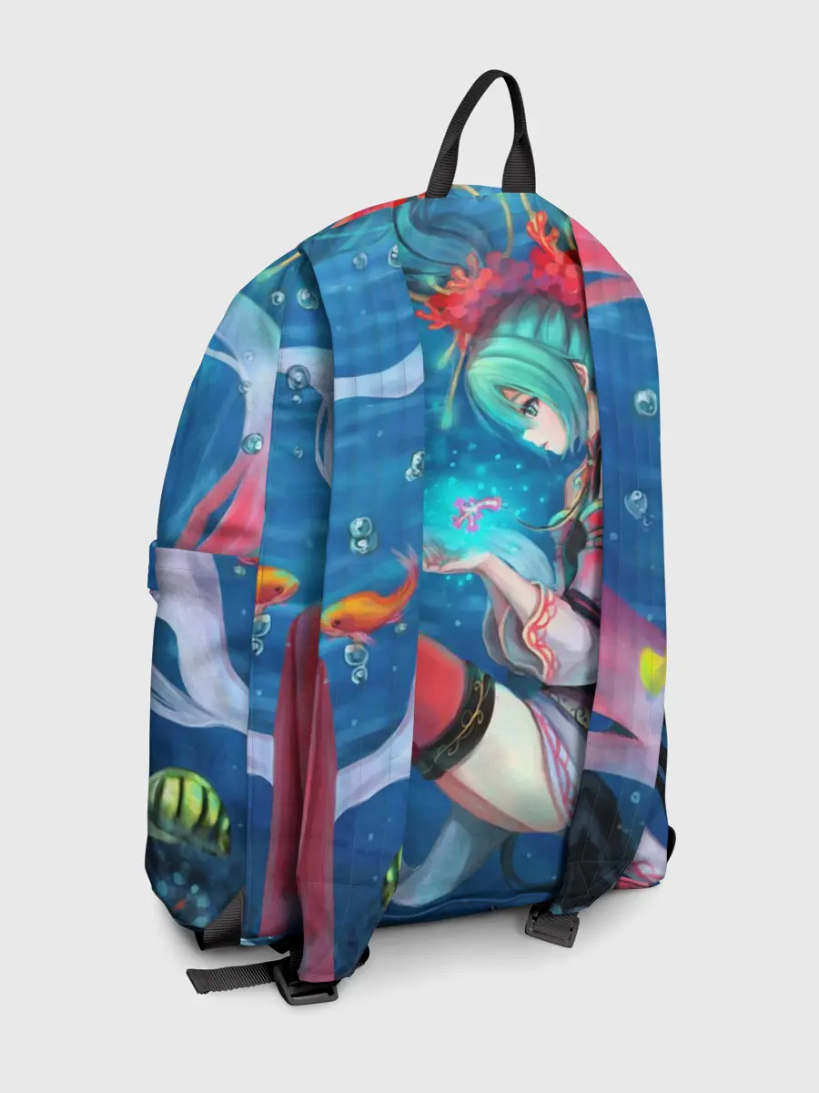 Рюкзак джинсовый / Hatsune Miku в чулках