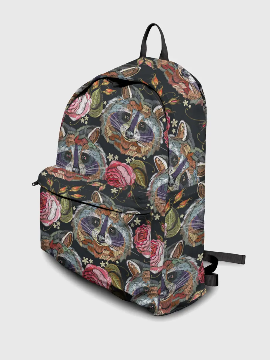 Рюкзак джинсовый / Еноты