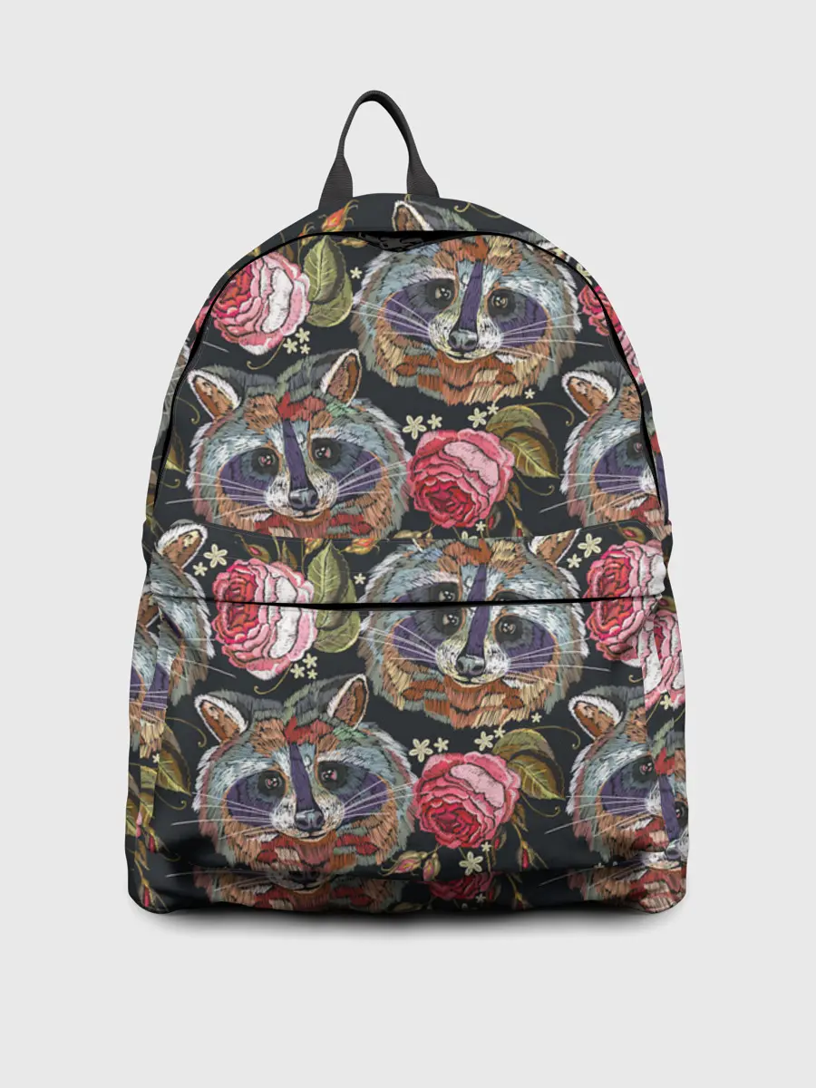 Рюкзак джинсовый / Еноты