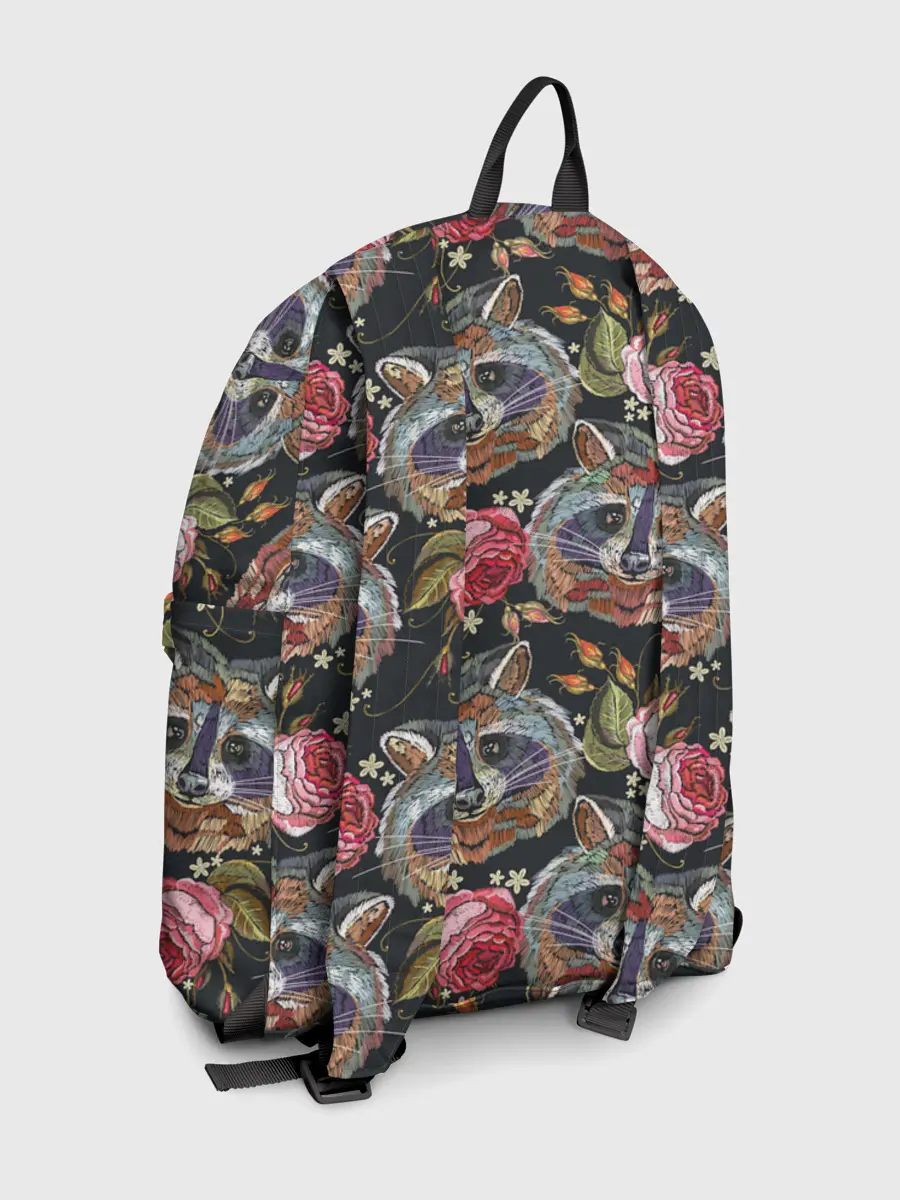 Рюкзак джинсовый / Еноты