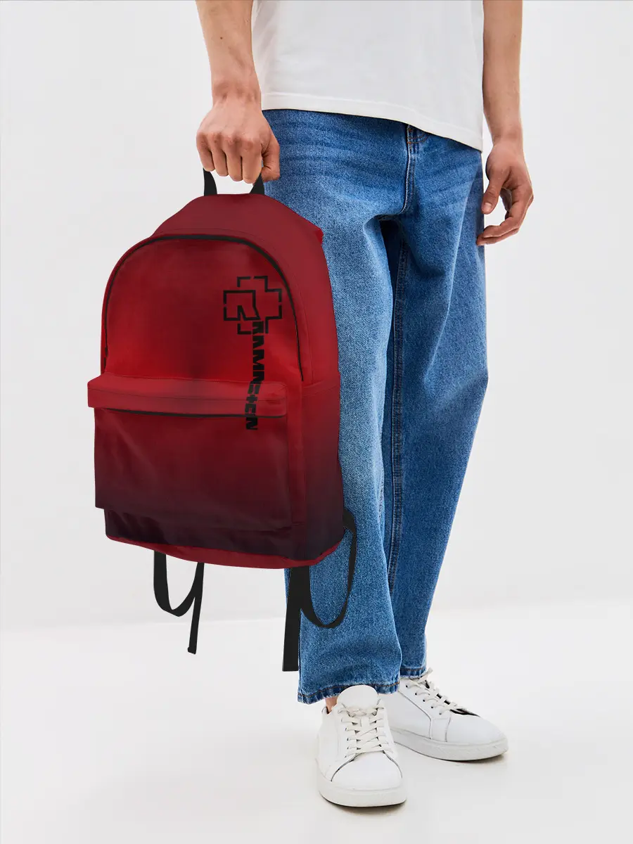 Рюкзак джинсовый / Rammstein.