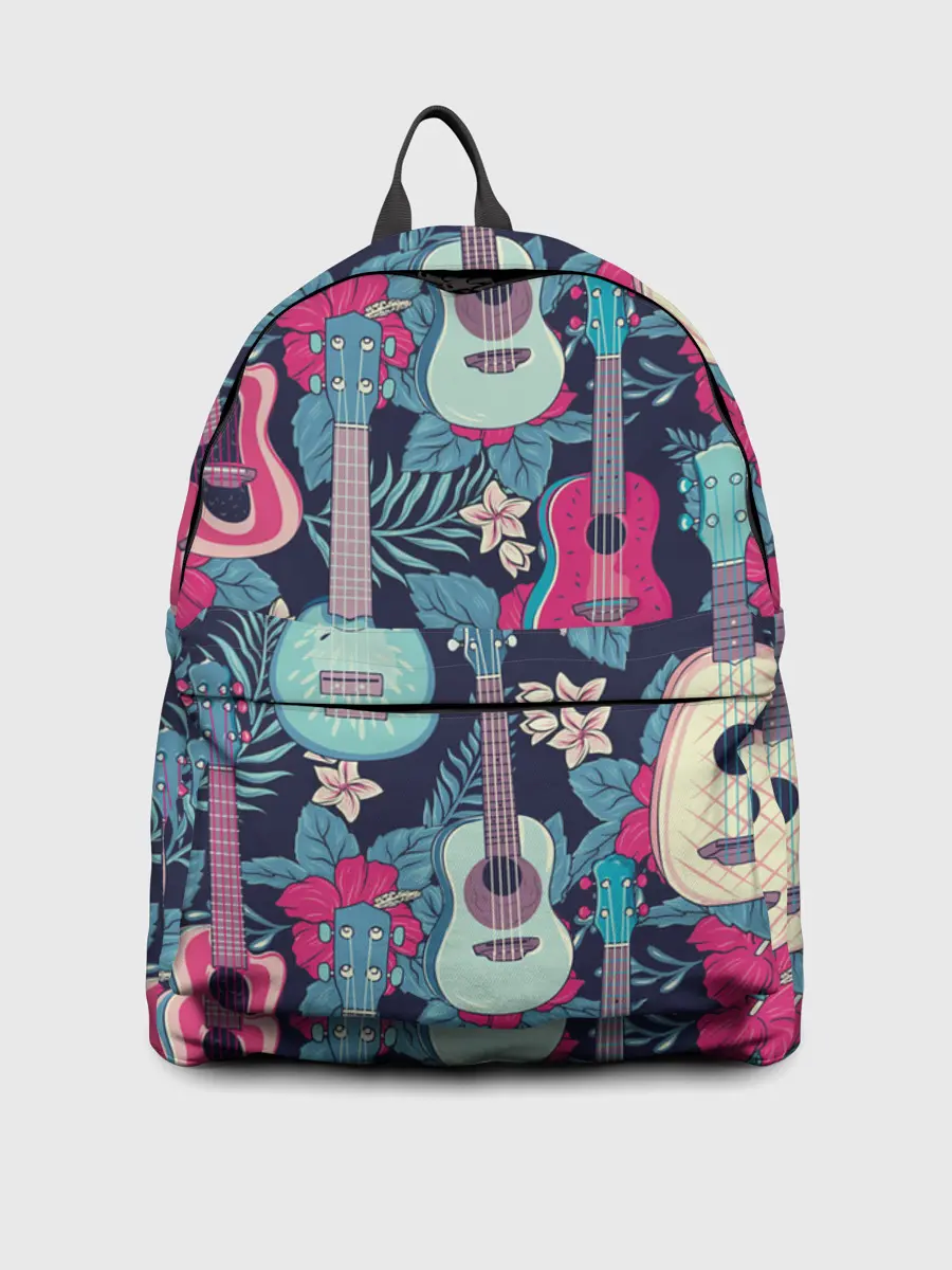 Рюкзак джинсовый / Укулеле фруктовые