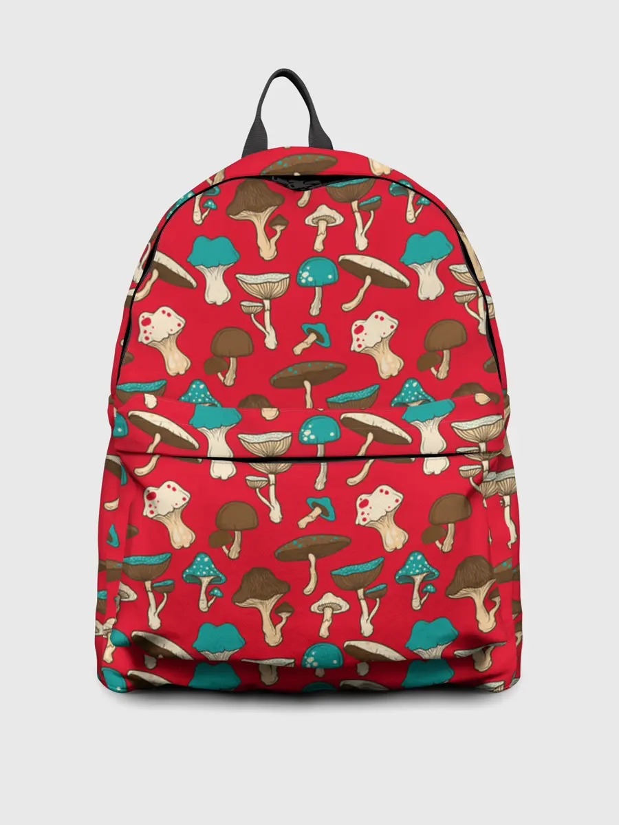 Рюкзак джинсовый / Грибы