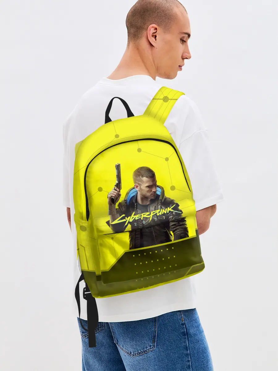 Рюкзак джинсовый / CYBERPUNK 2077