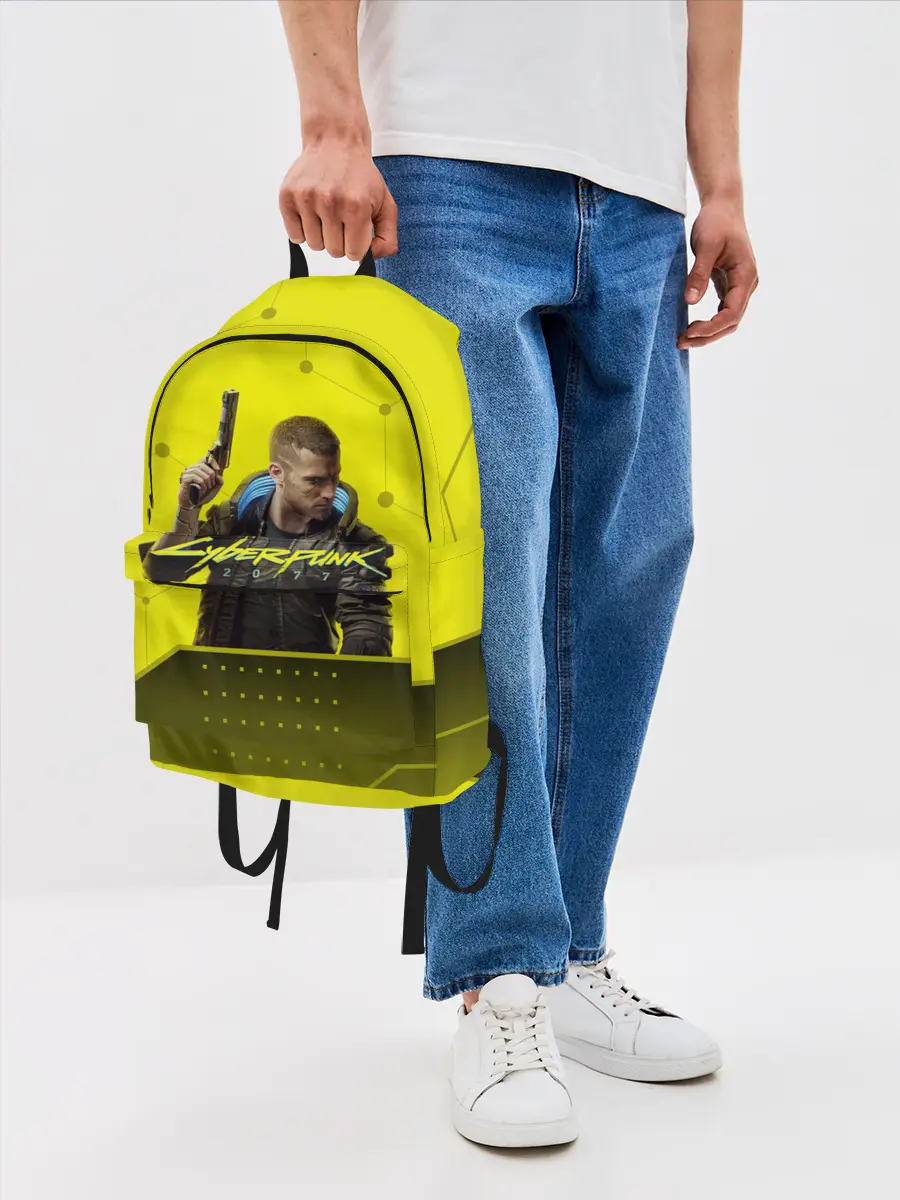 Рюкзак джинсовый / CYBERPUNK 2077