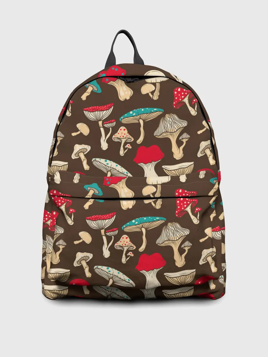 Рюкзак джинсовый / Грибы