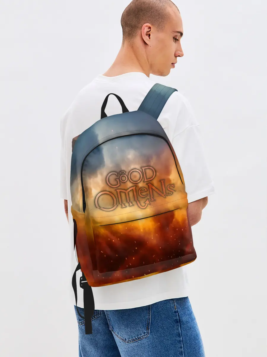 Рюкзак джинсовый / Good Omens