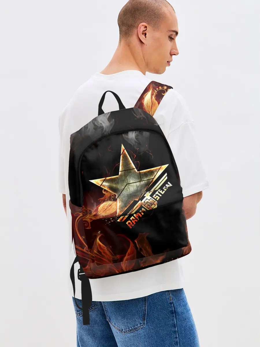 Рюкзак джинсовый / Rammstein