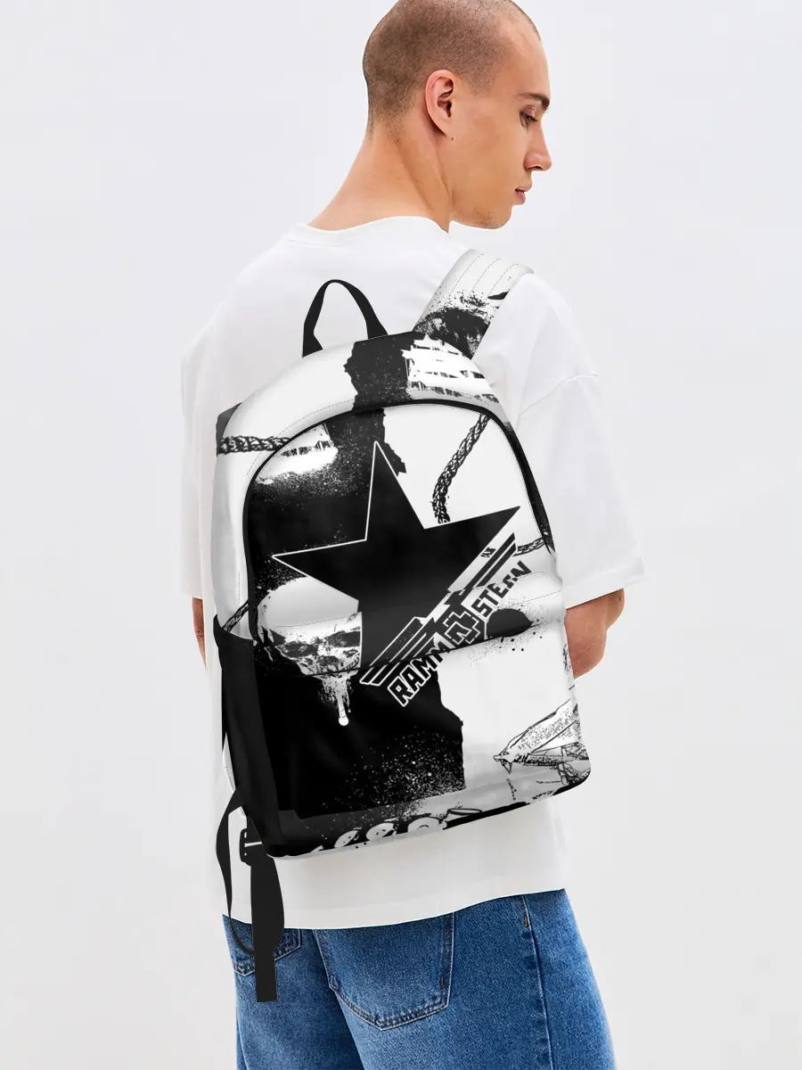 Рюкзак джинсовый / Rammstein