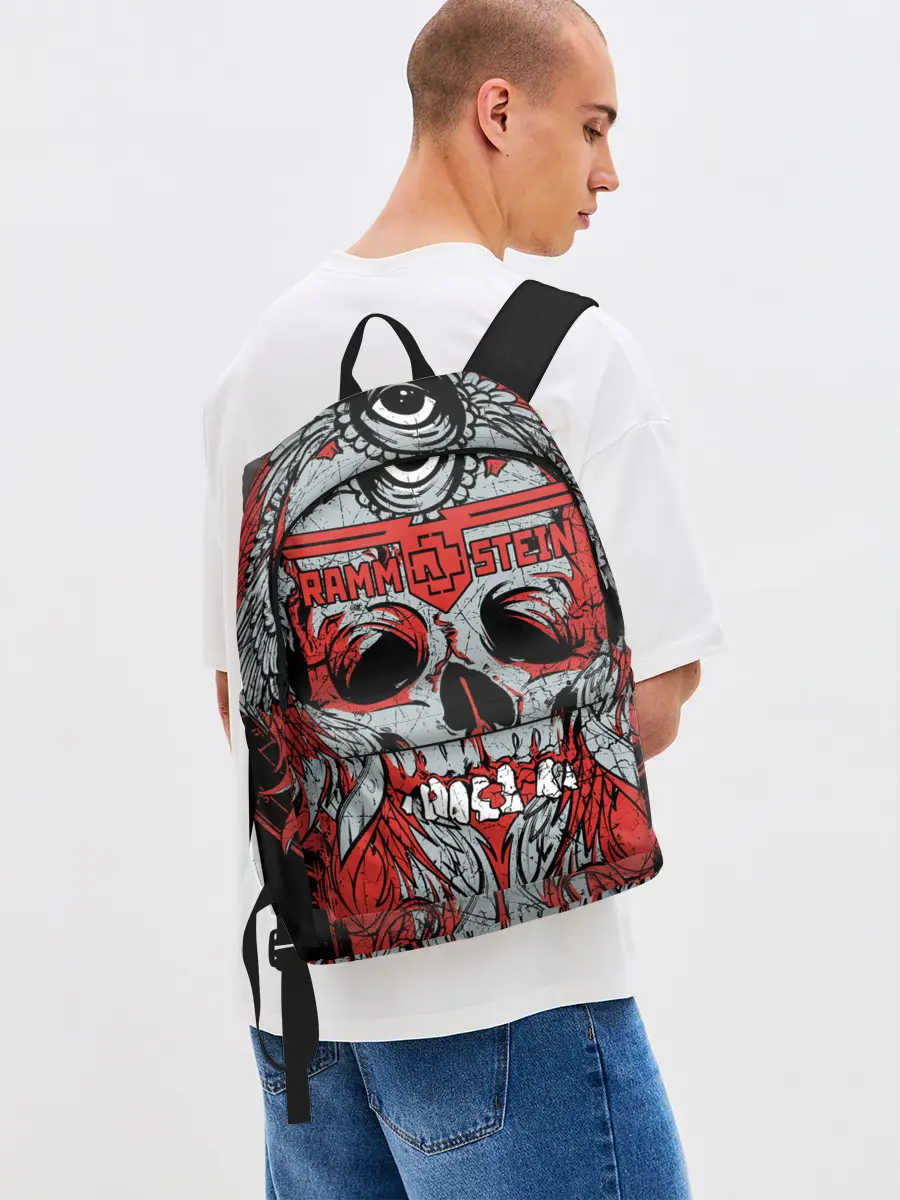 Рюкзак джинсовый / Rammstein