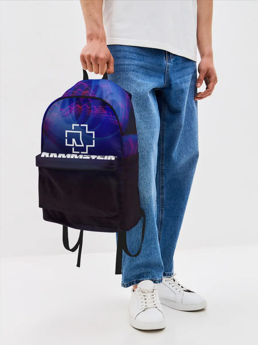 Рюкзак джинсовый / Rammstein.