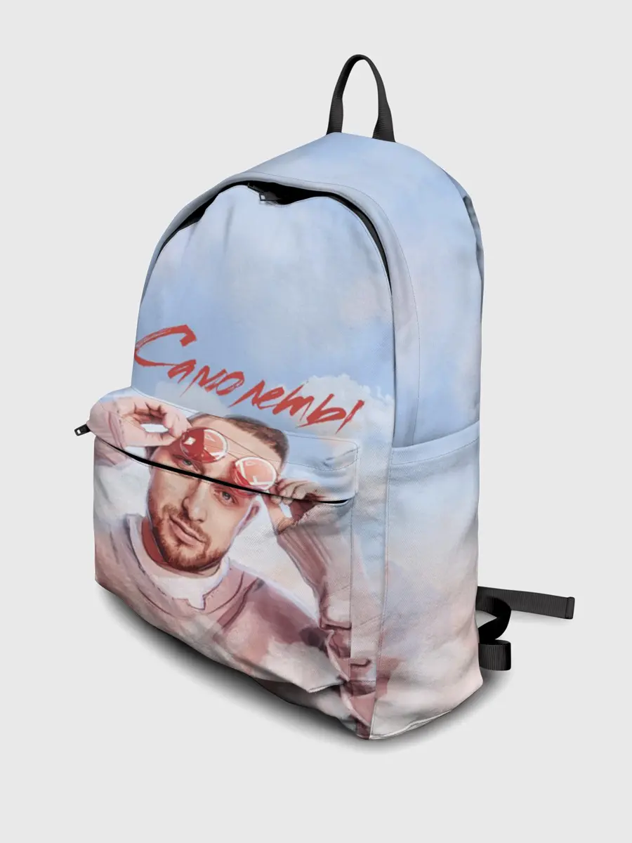 Рюкзак джинсовый / Свик /Самолеты/