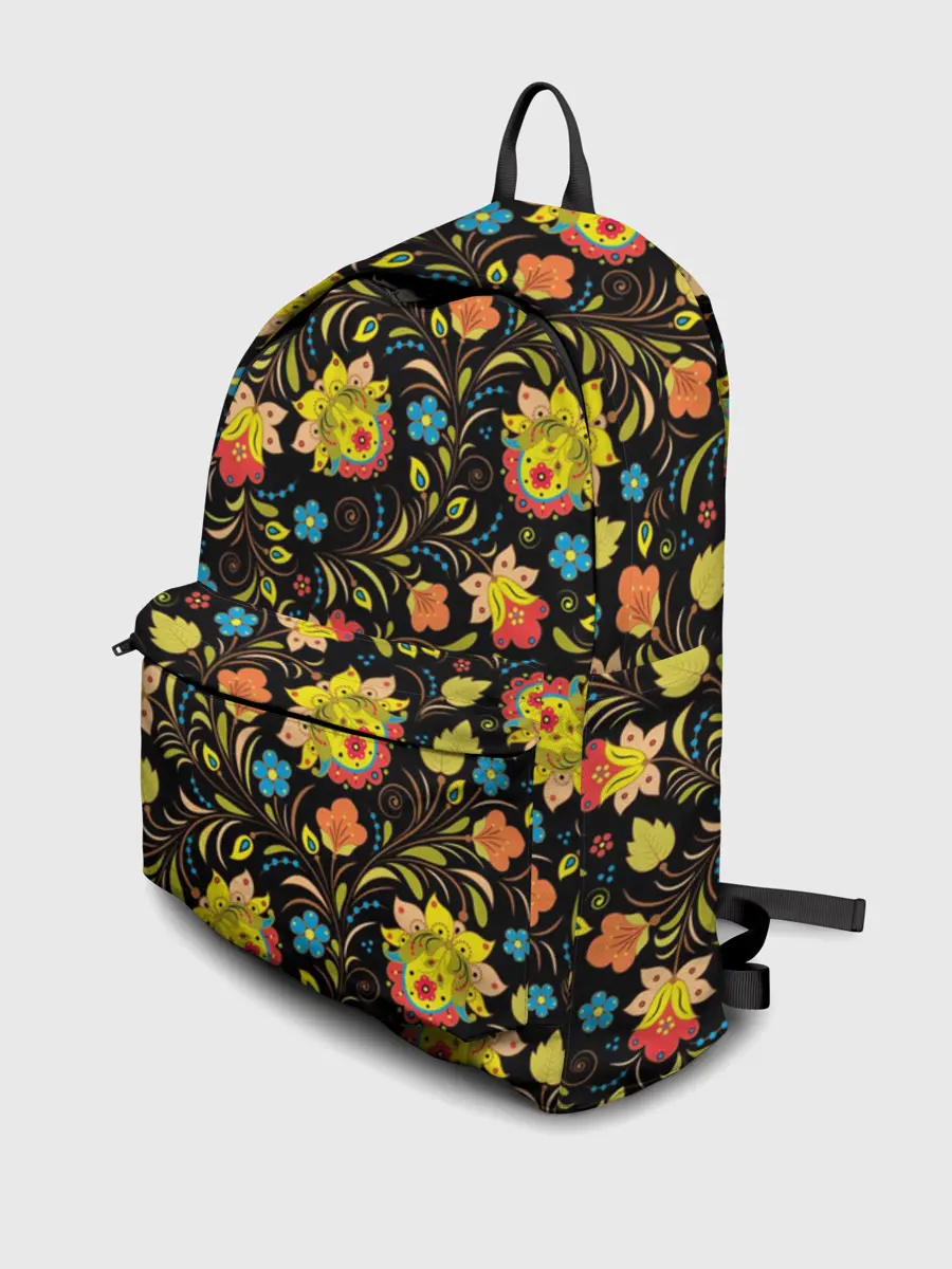 Рюкзак джинсовый / Хохлома