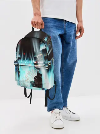 Рюкзак джинсовый / BIOSHOCK