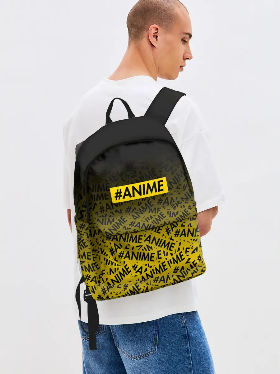 Рюкзак джинсовый / ANIME pattern